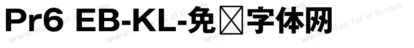 Pr6 EB-KL字体转换